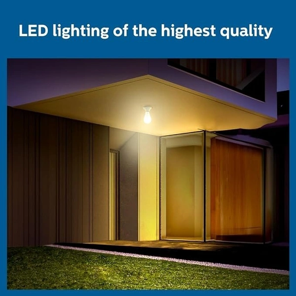 PHILIPS Base B22 9-Watt LED Bulb (Warm White)