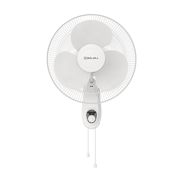 Bajaj Frore Neo 400 MM Wall Mount Fan|Wall Fan for Kitchen & Home| Smooth Oscillation|100% CopperMotor| HighAir Delivery|3-Speed Control| Rust Free| 2-Yr Warranty White - 300mm