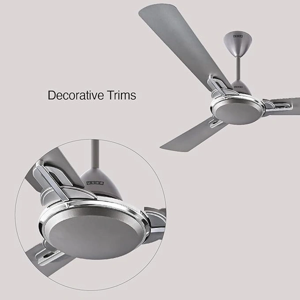 USHA Striker One 1200mm | BEE Star Rated |High Speed Decorative Ceiling Fan | 2 Year Warranty | (Spanish Green) Pack of 1