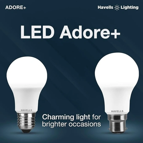 Havells 9W LED bulb (Cool White 6500K) E27(1 YEAR GARRANTY)