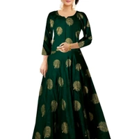 Women's Printed Rayon Dress Women's Printed Green Rayon DressFabric: RayonSleeve Length: Short SleevesPattern: PrintedMultipack: 1Sizes: - X, XL, XXL