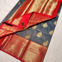 Kanjivaram Style Banarasi Silk Saree - Free