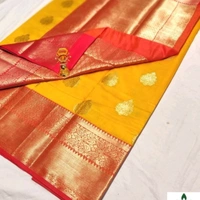 Kanjivaram Style Banarasi Silk Saree - Free