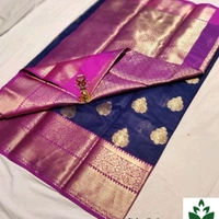 Kanjivaram Style Banarasi Silk Saree - Free