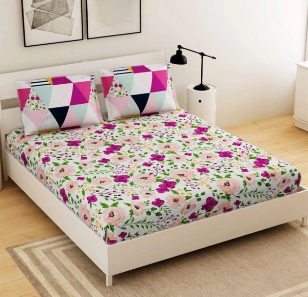 Moca by Monte Carlo 120 TC Cotton Double Printed Bedsheet