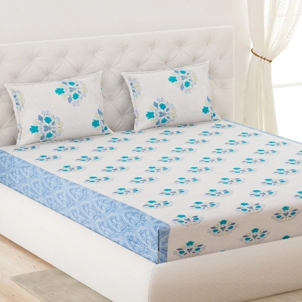 Moca by Monte Carlo 120 TC Cotton Double Printed Bedsheet