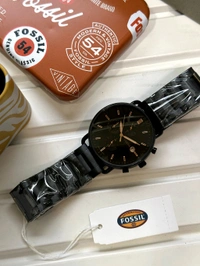 *Fossil's "Commuter Black Satin - Black, Free Size