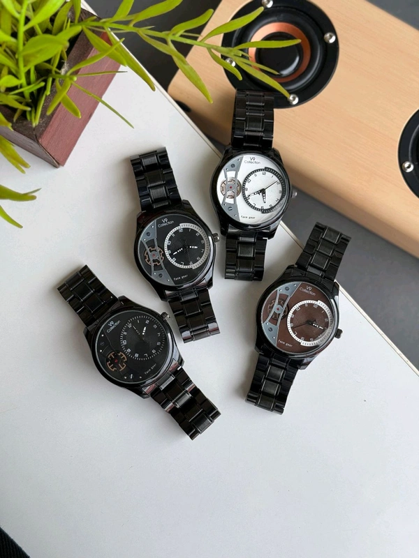 Most Demanded V9 Analog Quartz Movement Collection With High Quality Strap Best Finishing Body & Case 2.0