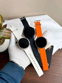V3 Ultra Max Smart Watch 16 Inch Full Round Screen IP67 Waterproof Blood Pressure and Heart Rate Smart Watch - Gray