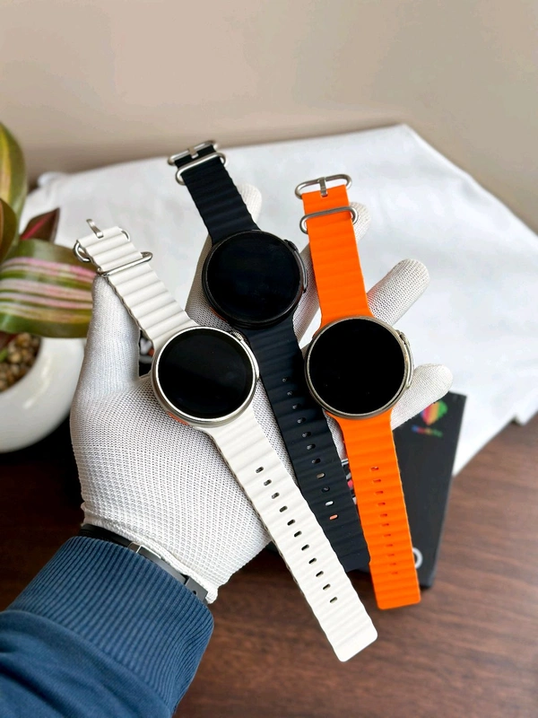V3 Ultra Max Smart Watch 16 Inch Full Round Screen IP67 Waterproof Blood Pressure and Heart Rate Smart Watch - Gray
