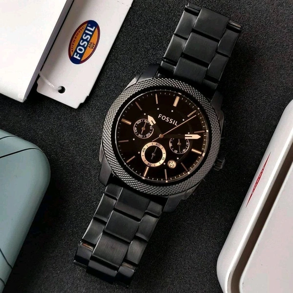 Fossil FS4682 Chronograph Premium Watch For Men - Black