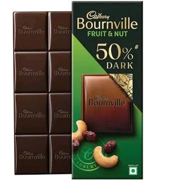 Cadbury Bournville FRUIT & NUT  50% DARK Chocolate 