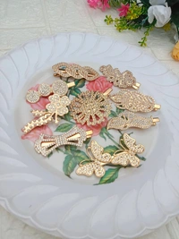 Stone Clip - golden