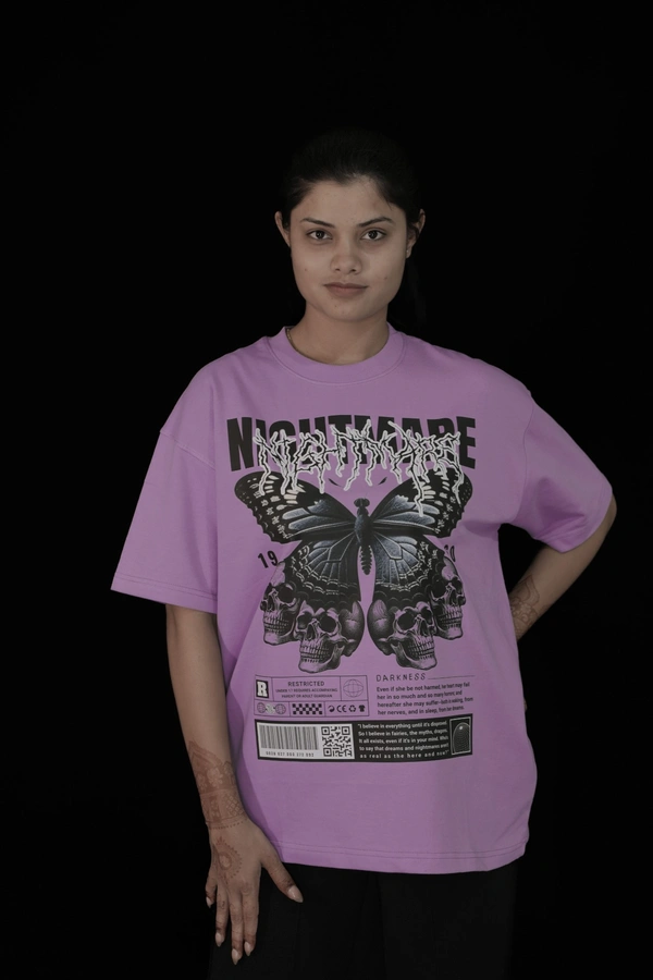 Mutantcobra Nightmare Butterfly - Unisex 100% Premium Cotton - L, Lavender