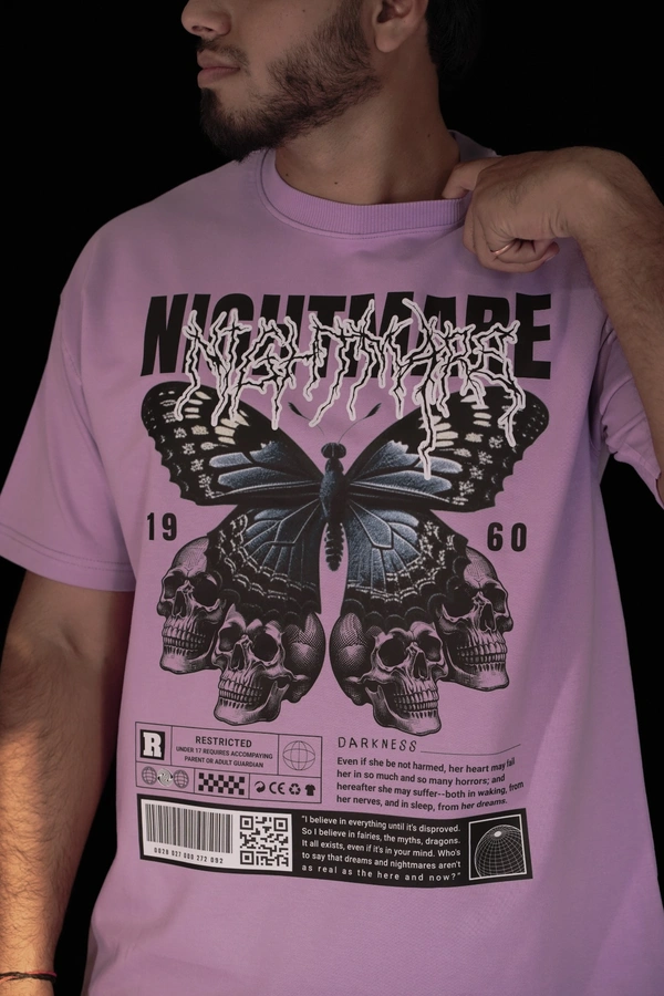 Mutantcobra Nightmare Butterfly - Unisex 100% Premium Cotton - L, Lavender