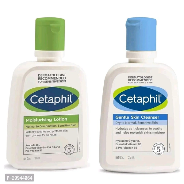 cetaphil Cetaphil Moisturizing Lotion + Gentle Skin Cleanser, 100 ml /125 ml - 100ml/125ml
