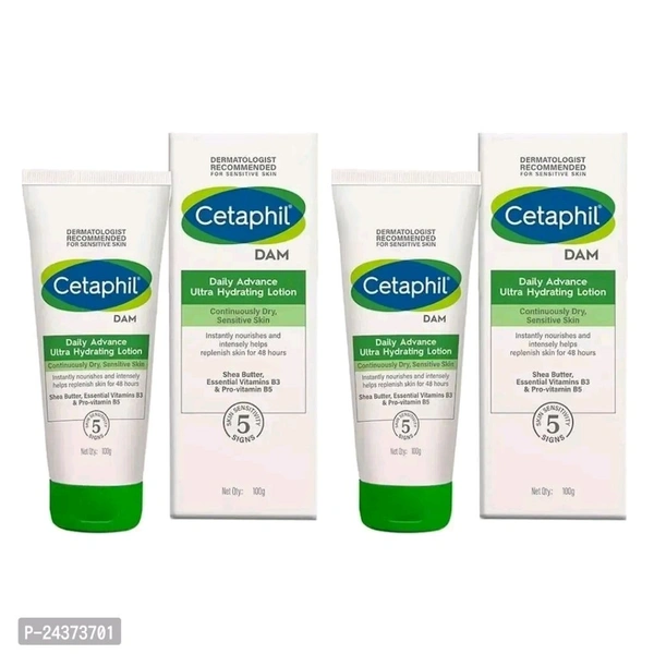 Cetaphil dam hydrating Moisturizer | Pack Of 2 | 100ml*2 - 100ml Pack Each