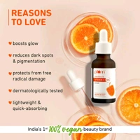 Plum Goodness Plum 15% Vitamin C Glow Face Serum Dermat Tested Fight Dark Spots, Pigmentation & Dull Skin (30ml) - 30ml