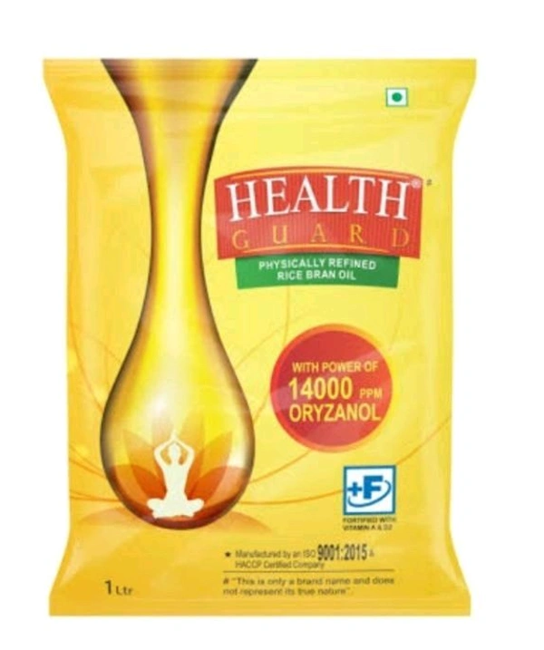 health guard rice bran oil, 1 Ltr 