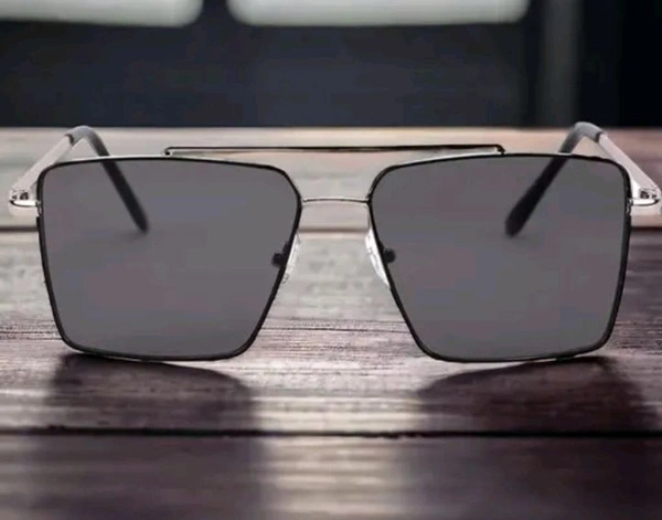 Men Black Sunglasses - Black, Free Size
