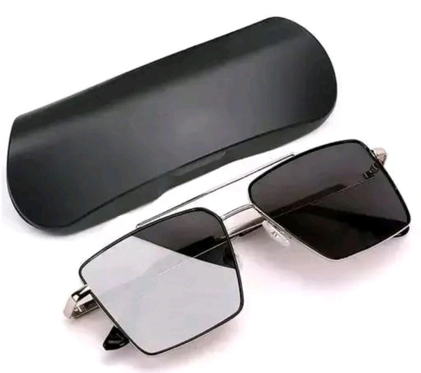 Men And Women Black Sunglasses  - Black, Free Size