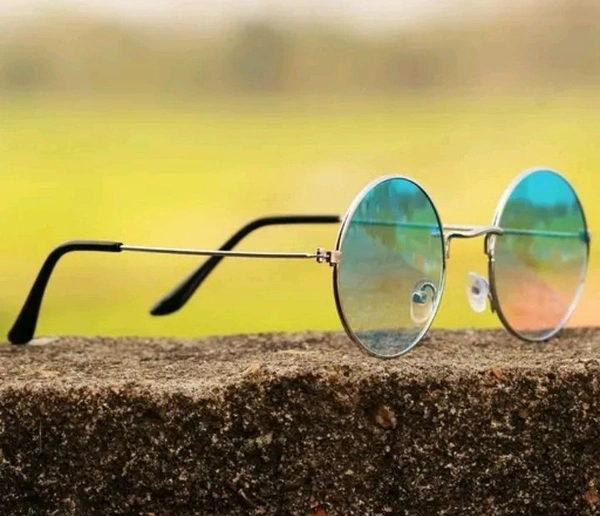 Men Glass Sunglasses  - Ziggurat, Free Size