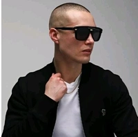 Men Rubbler Flim Quality Sunglasses  - Black, Free Size