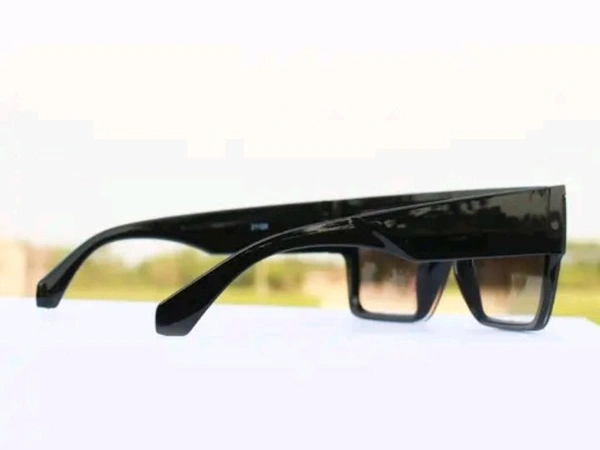 Men Brown Sunglasses With Glass Quality - Brown, Free Size