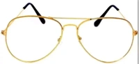 Women Gold Transparent Sunglasses  - White, Free Size