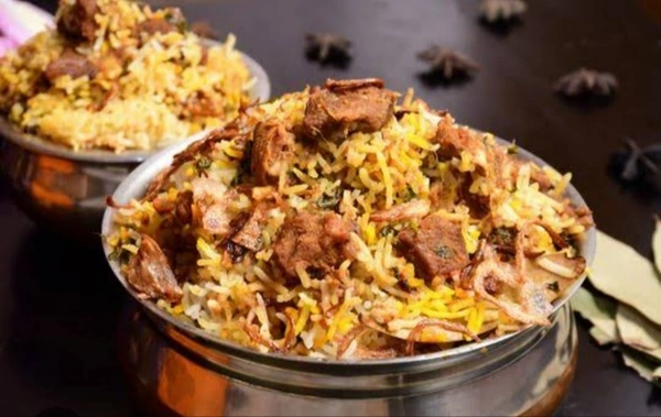 Mutton Briyani - Hotel Abhinaksh