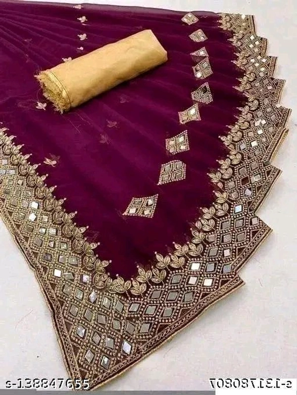 KAJUKATRI SAREE - Purple, Free