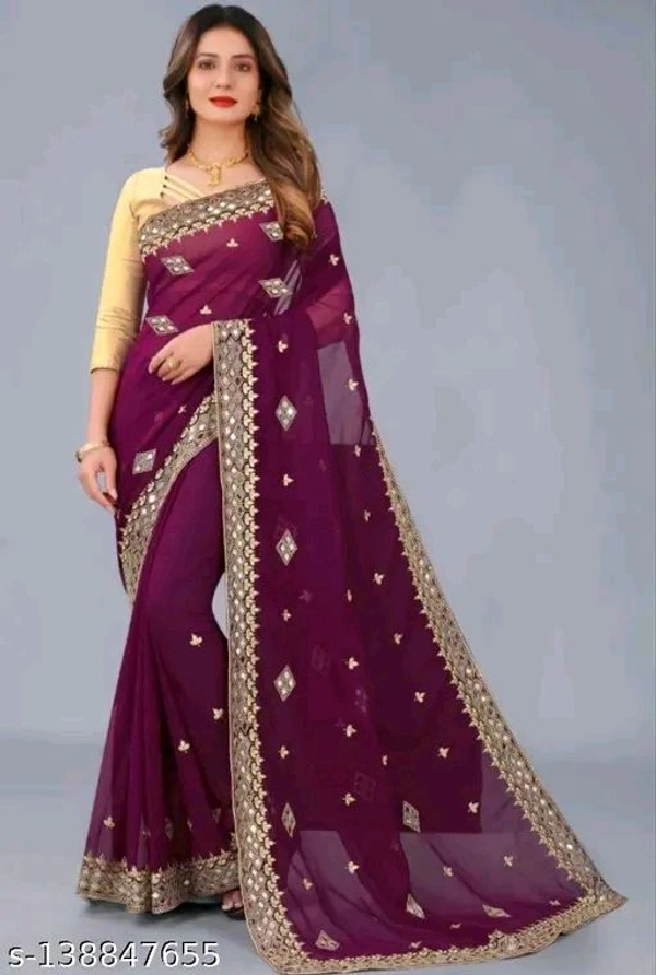 KAJUKATRI SAREE - Purple, Free