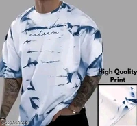 Unique Design Cool Printed Tshirt for men  - White, M