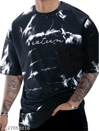Unique Design Cool Printed Tshirt for men  - White, M