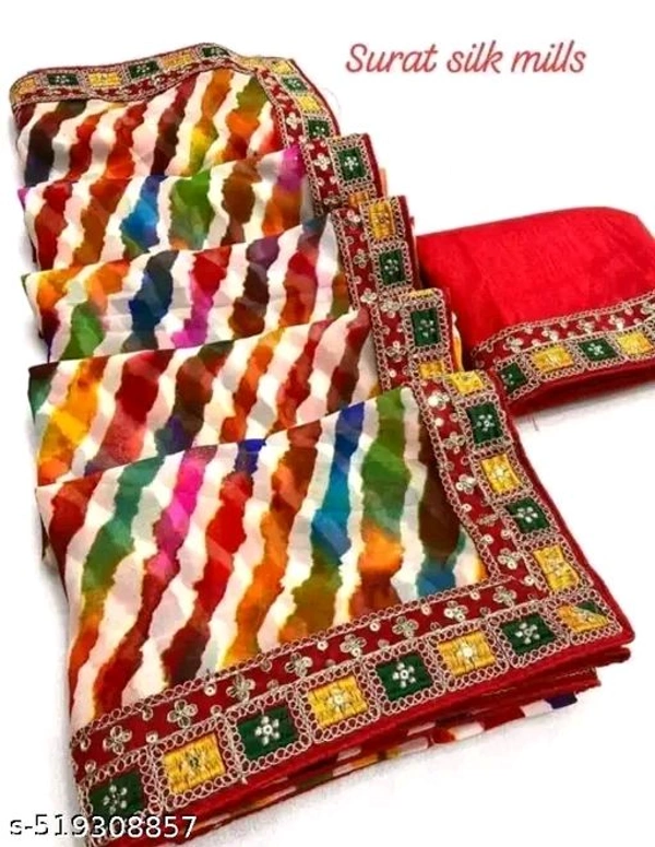 Chitrarekha Pretty Sarees - multicolor, Free