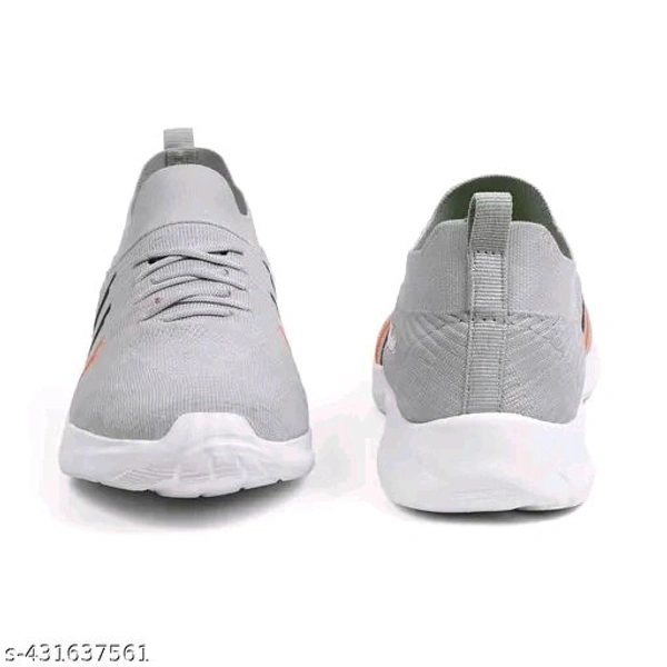 Unique  Latest Attractive Casual -Sports Shoes - Gray, IND-7