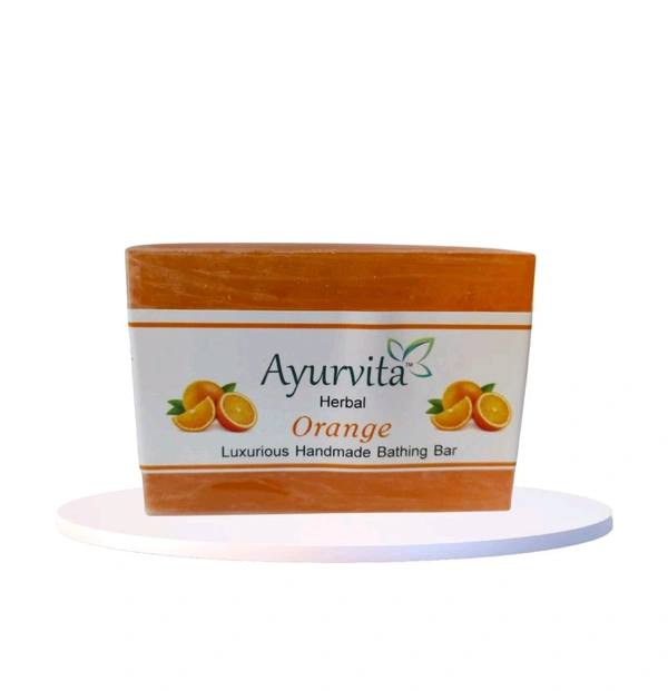 Ayurveda Orange Soap Vitamin C  All Skin Type