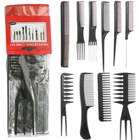 10 Pcs Hair Styling Professional Comb - Great for Hairdressers and Home Use