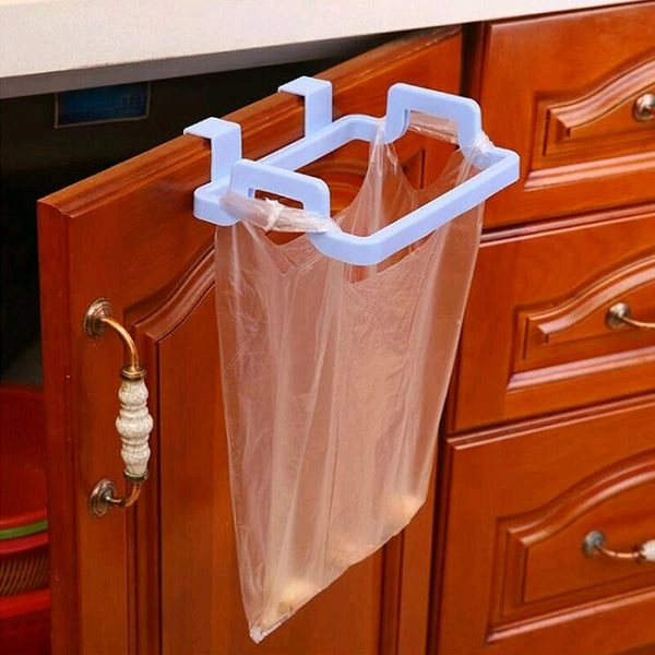 Garbage Bag Napkin Hanger, Kitchen Plastic Garbage Bag Holder, Dustbin, Towel Rack, Bathroom, Office, Schools - 1pc (Only Hanger).