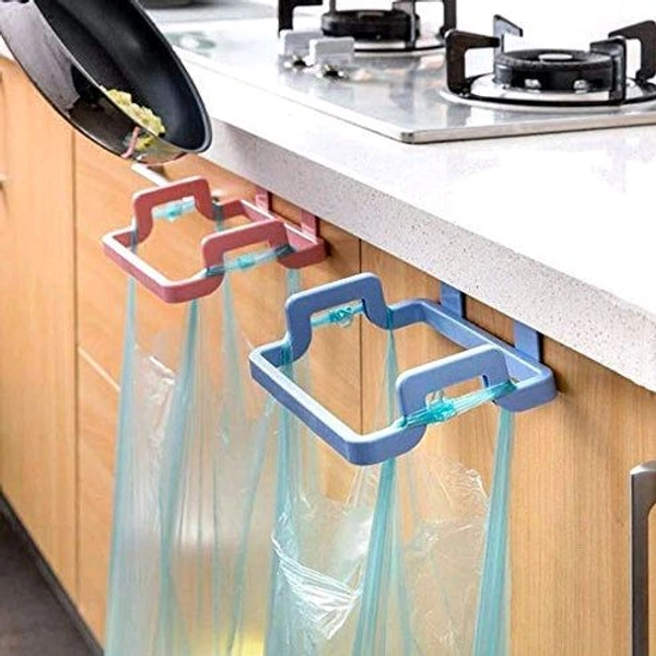 Garbage Bag Napkin Hanger, Kitchen Plastic Garbage Bag Holder, Dustbin, Towel Rack, Bathroom, Office, Schools - 1pc (Only Hanger).