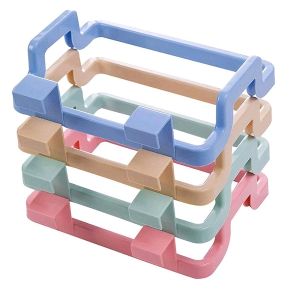 Garbage Bag Napkin Hanger, Kitchen Plastic Garbage Bag Holder, Dustbin, Towel Rack, Bathroom, Office, Schools - 1pc (Only Hanger).
