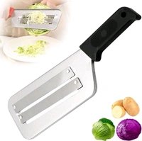 Stainless Steel Vegetable Slicer Knife Shredder, Double Blade Vegetable Cutter