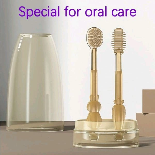 3 in 1 Silicone Baby Toothbrush
