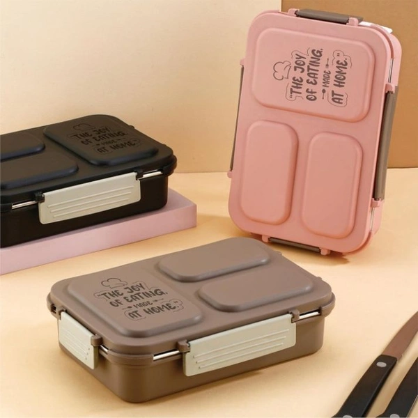 Snack Pack - 3 Lunch Box for Office School & College (1Pcs)