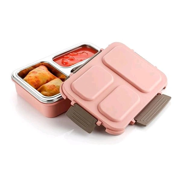 Snack Pack - 3 Lunch Box for Office School & College (1Pcs)