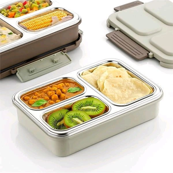 Snack Pack - 3 Lunch Box for Office School & College (1Pcs)
