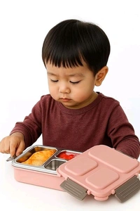 Snack Pack - 3 Lunch Box for Office School & College (1Pcs)