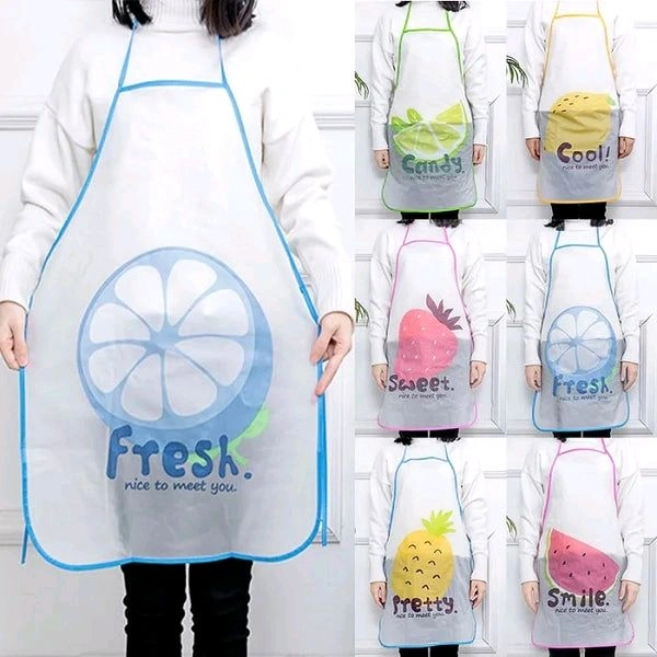 Fruit Print Waterproof Apron