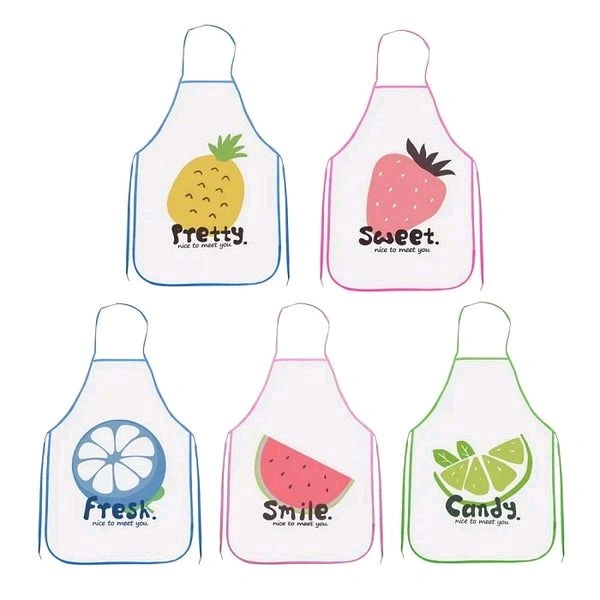 Fruit Print Waterproof Apron
