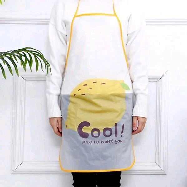 Fruit Print Waterproof Apron